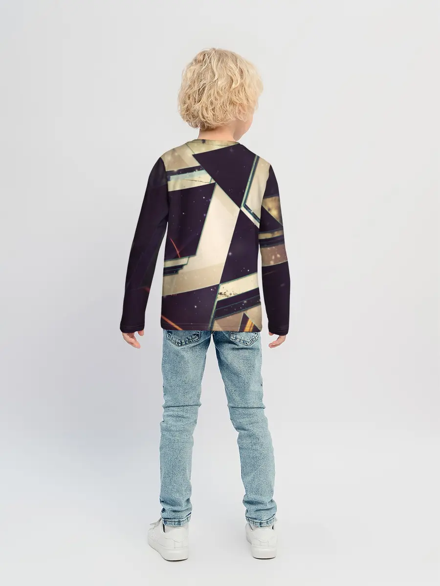 Детский лонгслив / АБСТРАКЦИЯ КОСМОС