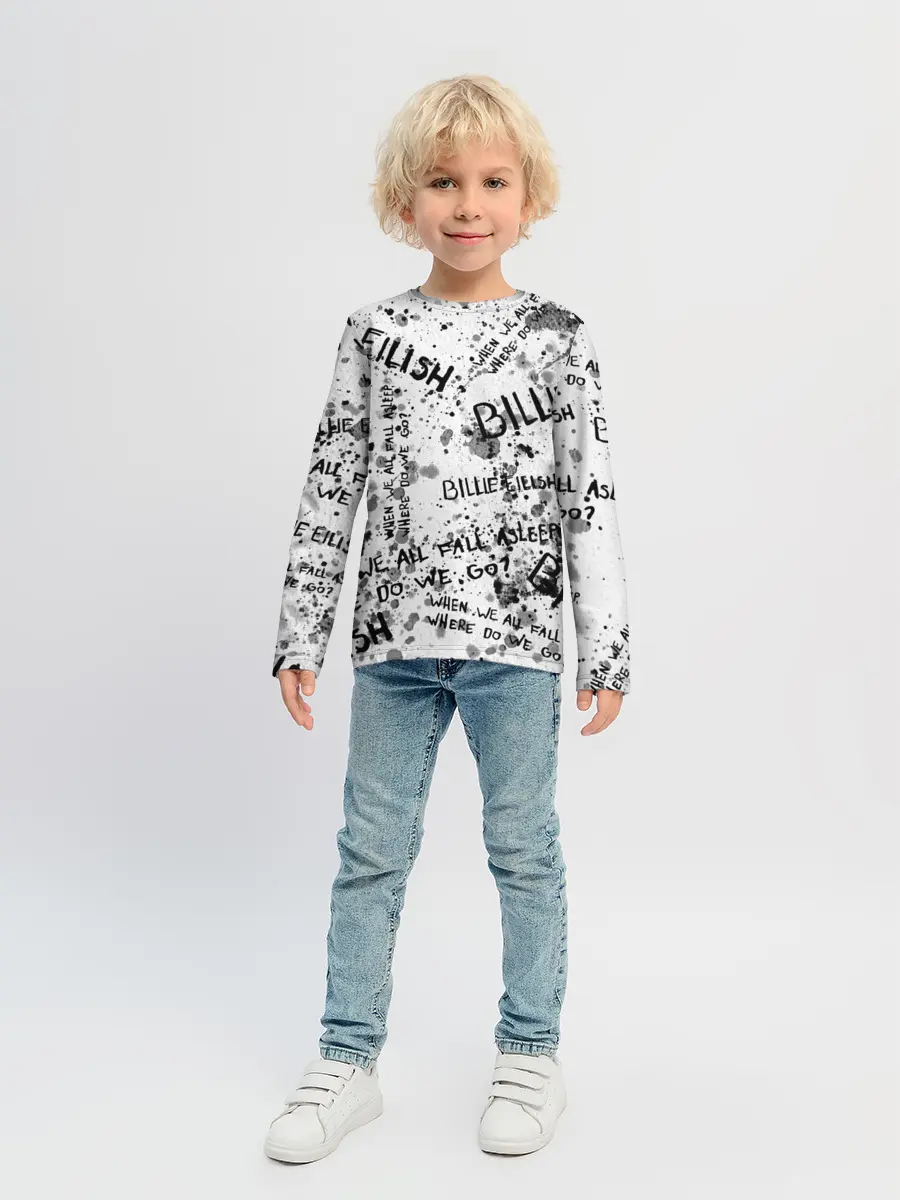 Детский лонгслив / BILLIE EILISH - Where Do We Go