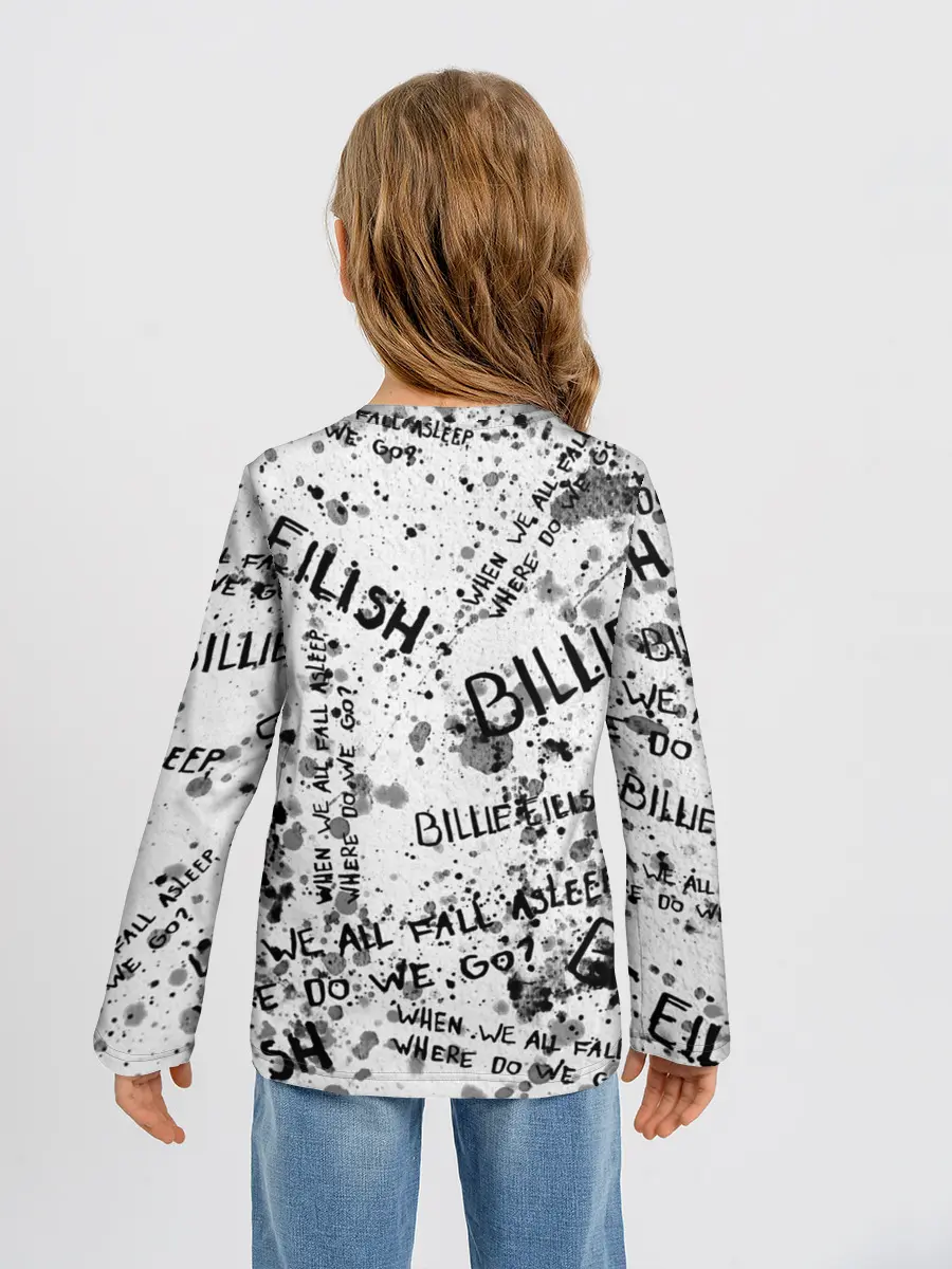Детский лонгслив / BILLIE EILISH - Where Do We Go