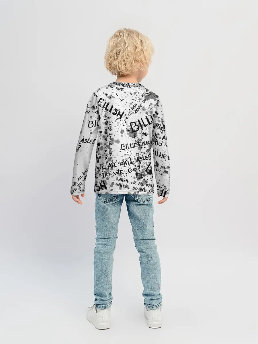 Детский лонгслив / BILLIE EILISH - Where Do We Go