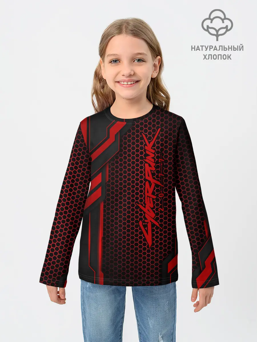 Детский лонгслив / Cyberpunk 2077