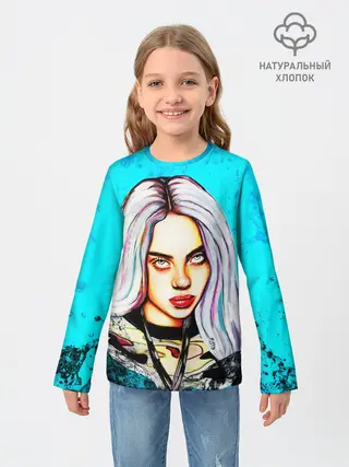 Детский лонгслив / Billie Eilish