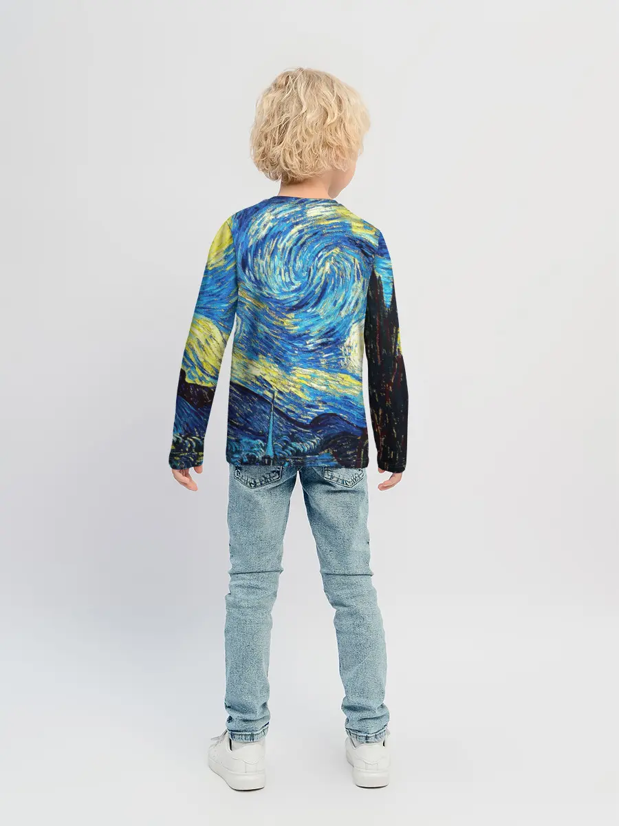 Детский лонгслив / Марла на картине Ван Гога