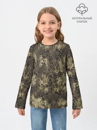Детский лонгслив / Камуфляж Prym1 Woodlands Camo