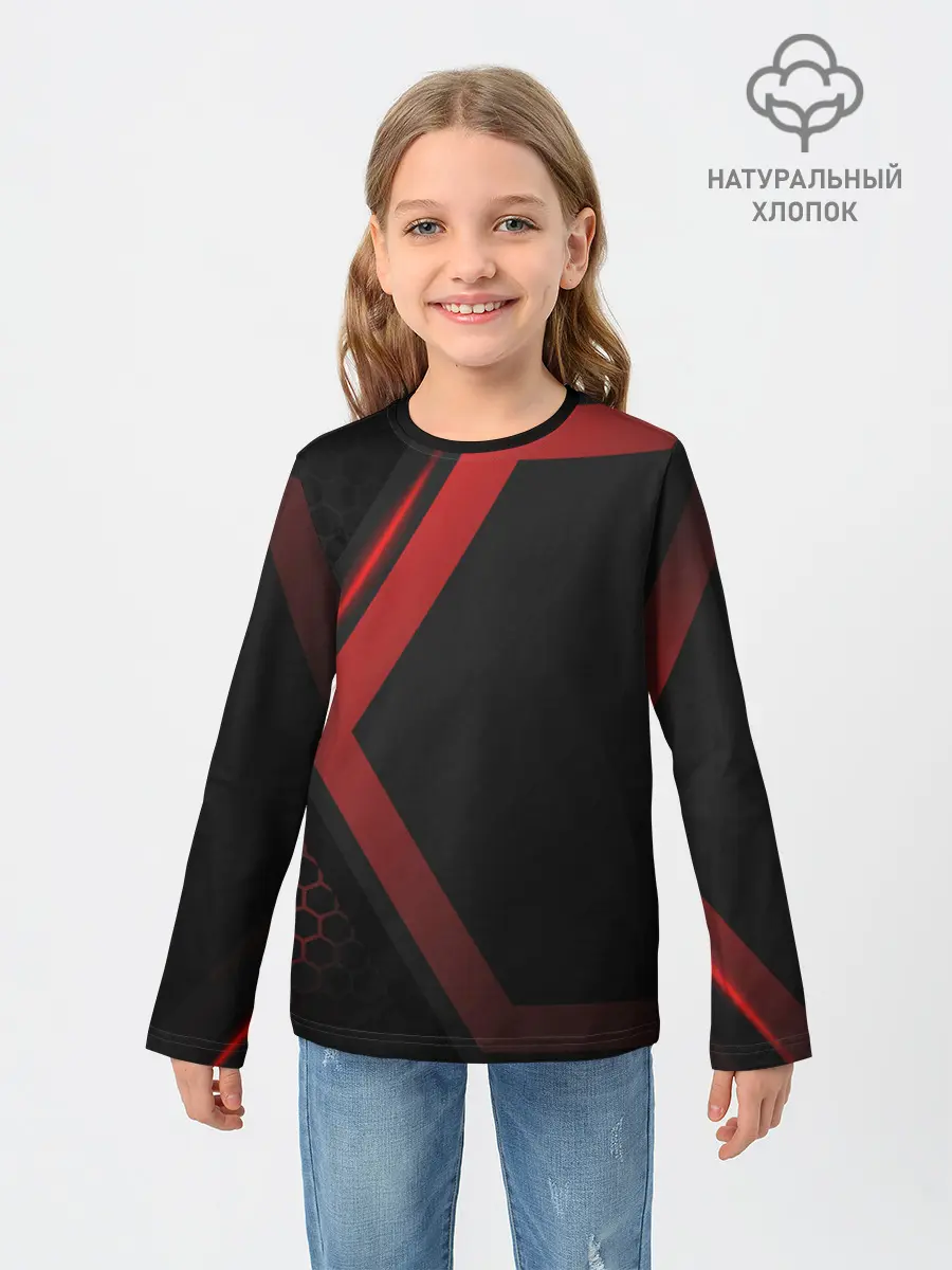 Детский лонгслив / Neon armor