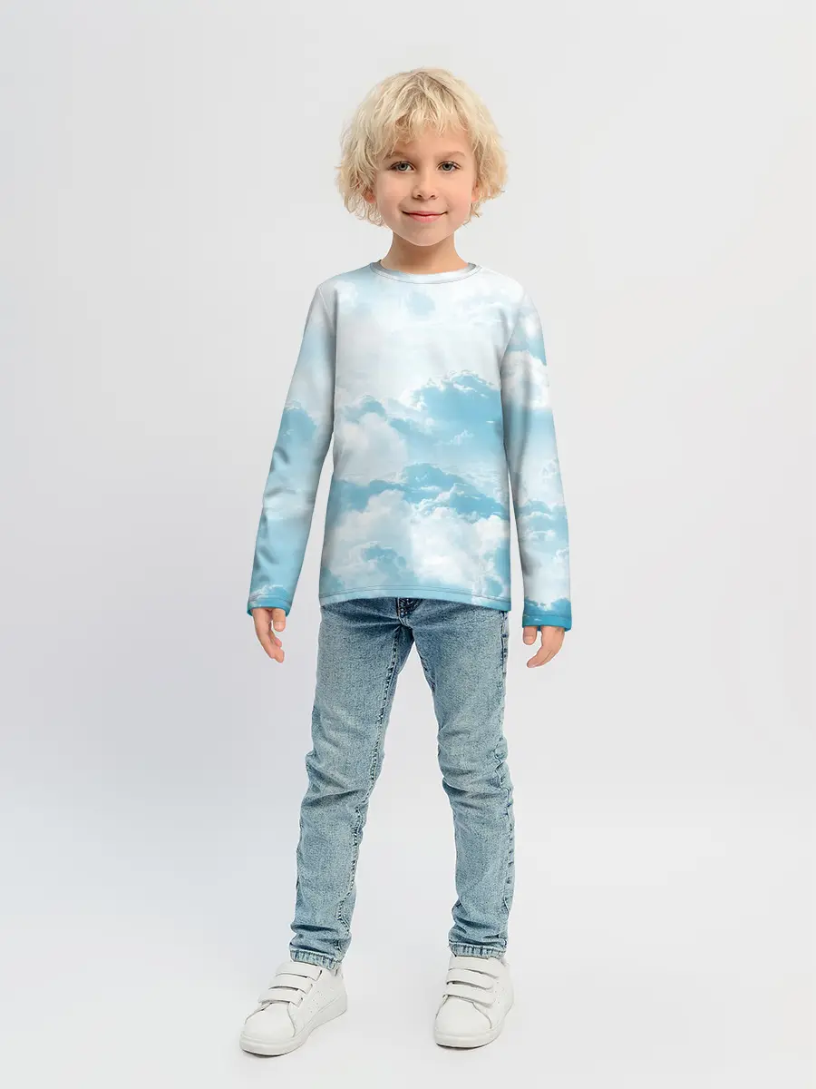 Детский лонгслив / Плотные облака