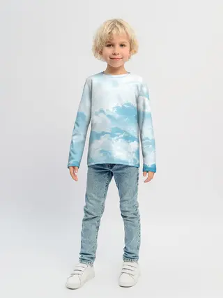 Детский лонгслив / Плотные облака
