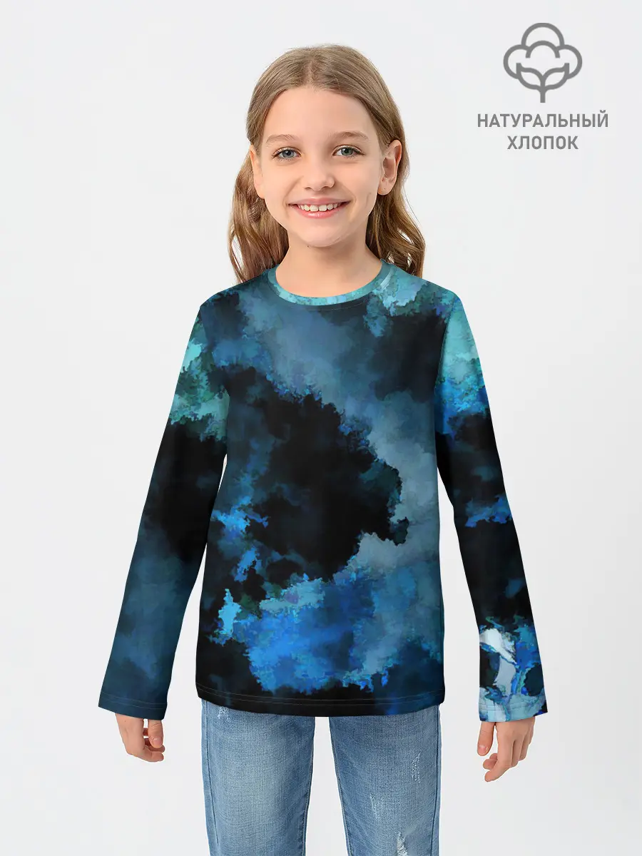 Детский лонгслив / Взрыв на глубине