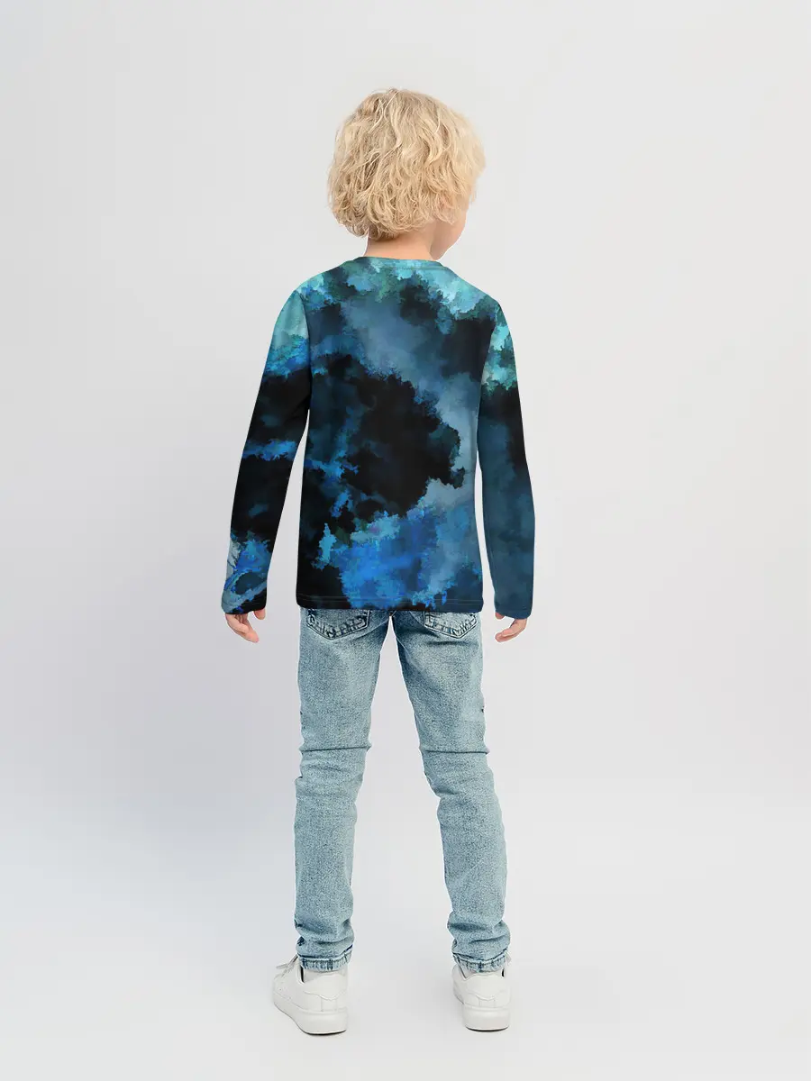 Детский лонгслив / Взрыв на глубине