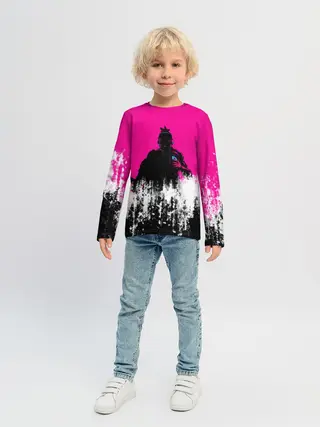 Детский лонгслив / Катана Зеро Самурай | Katana Zero Anime