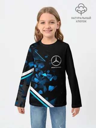 Детский лонгслив / Mercedes AMG | Осколки стекла