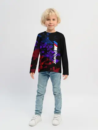 Детский лонгслив / MPower BMW | Осколки стекла