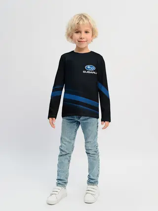 Детский лонгслив / Subaru, sport style