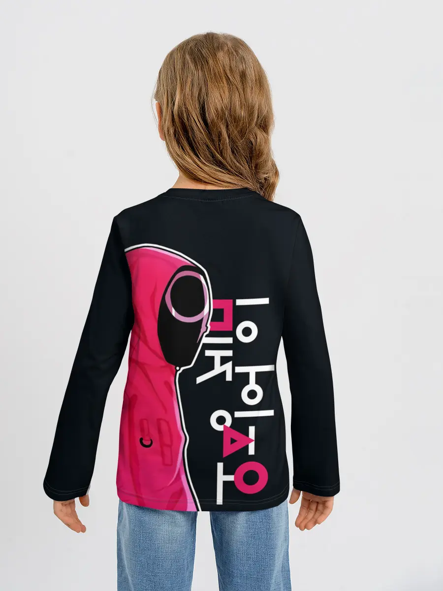 Детский лонгслив / Squid game - guard