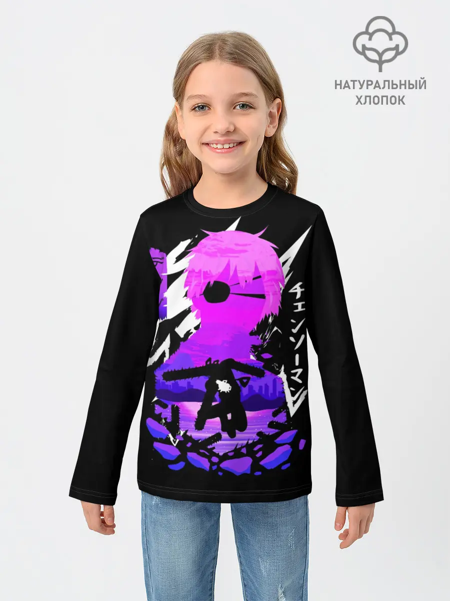 Детский лонгслив / Chainsaw Man: Человек-бензопила