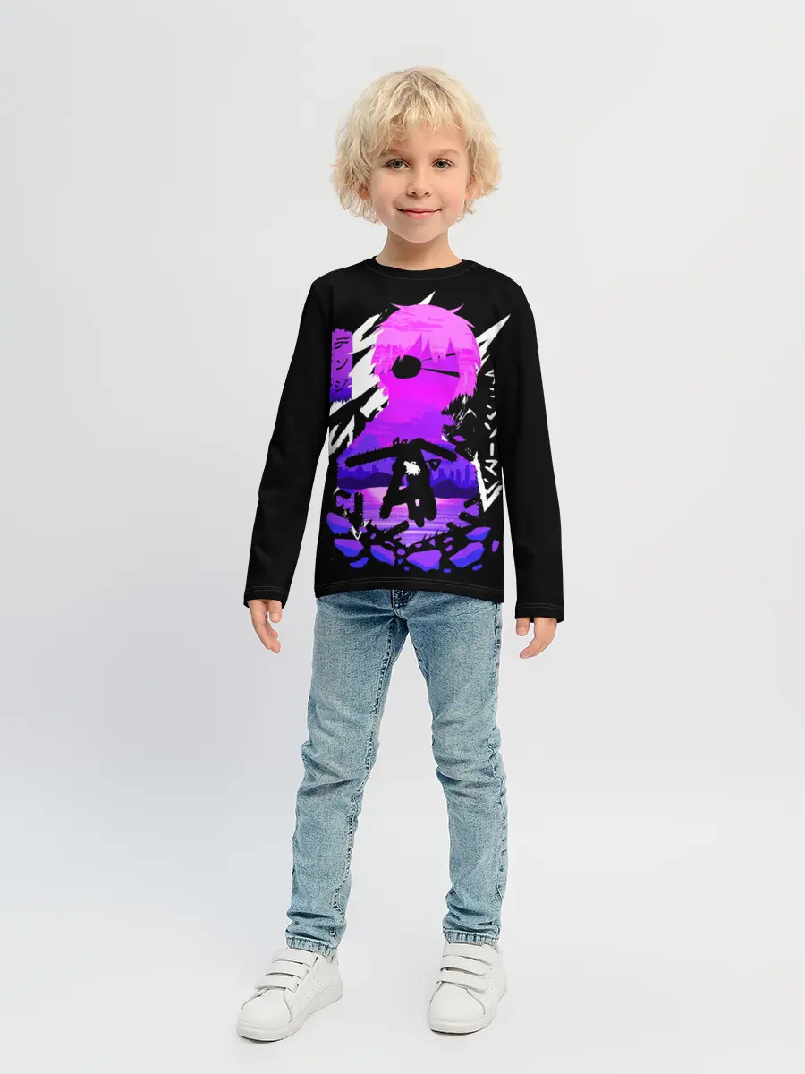 Детский лонгслив / Chainsaw Man: Человек-бензопила