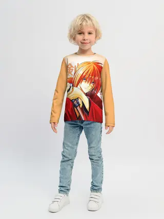 Детский лонгслив / Химура - Бродяга Кэнсин