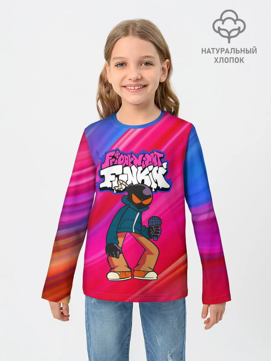 Детский лонгслив / Friday Night Funkin | Fnf | Bomb