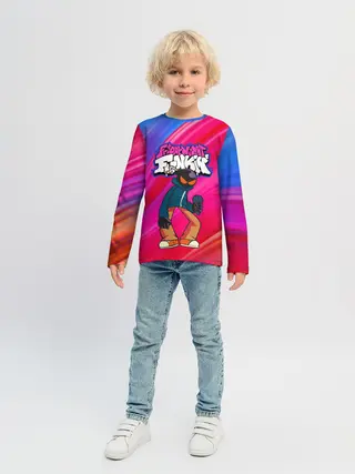 Детский лонгслив / Friday Night Funkin | Fnf | Bomb