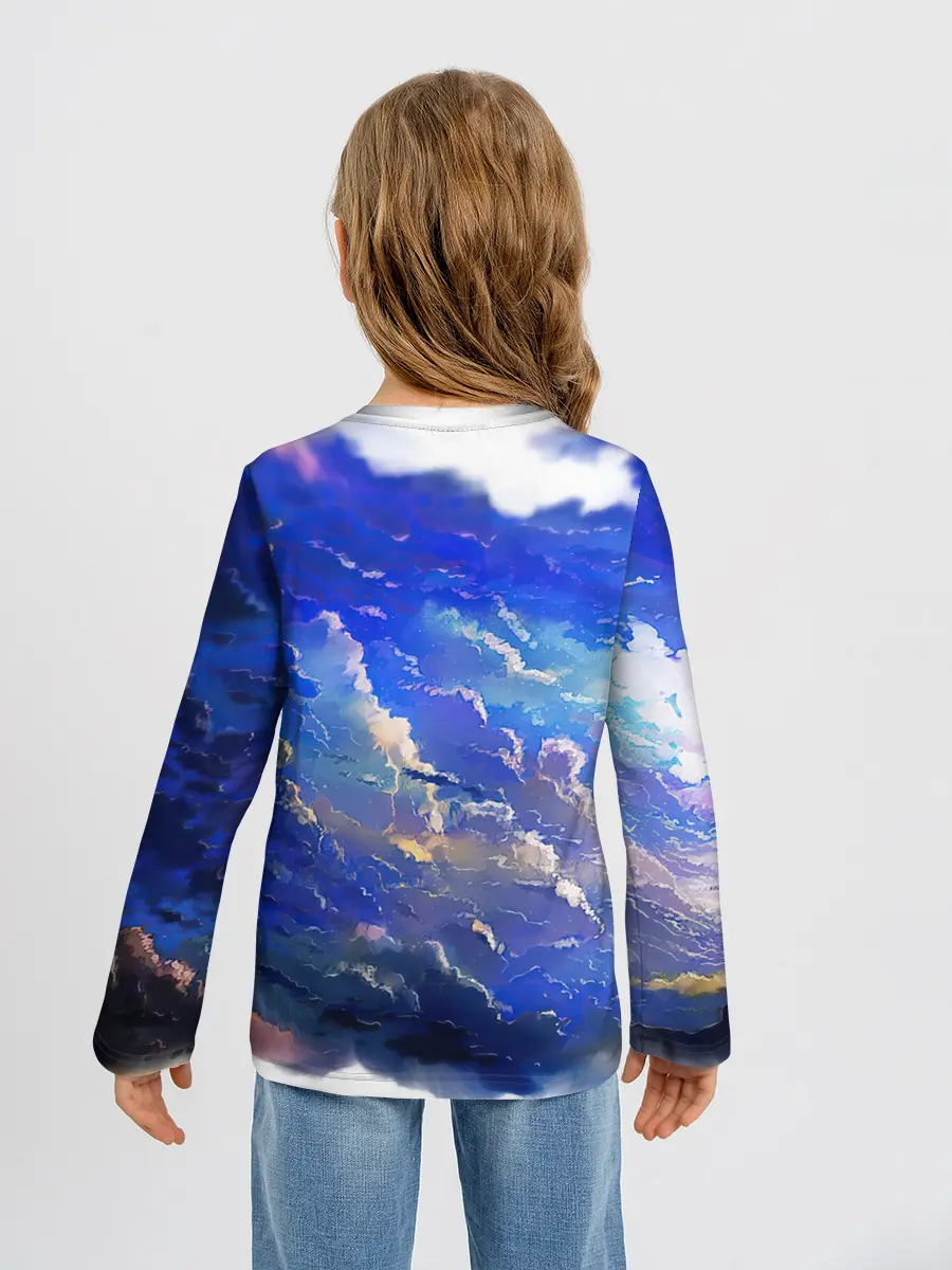 Детский лонгслив / Высокие облака