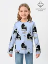 Детский лонгслив / Годжо паттерн