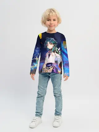 Детский лонгслив / Сяо, Genshin Impact
