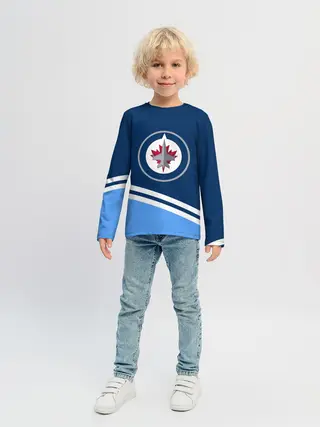 Детский лонгслив / Виннипег Джетс
