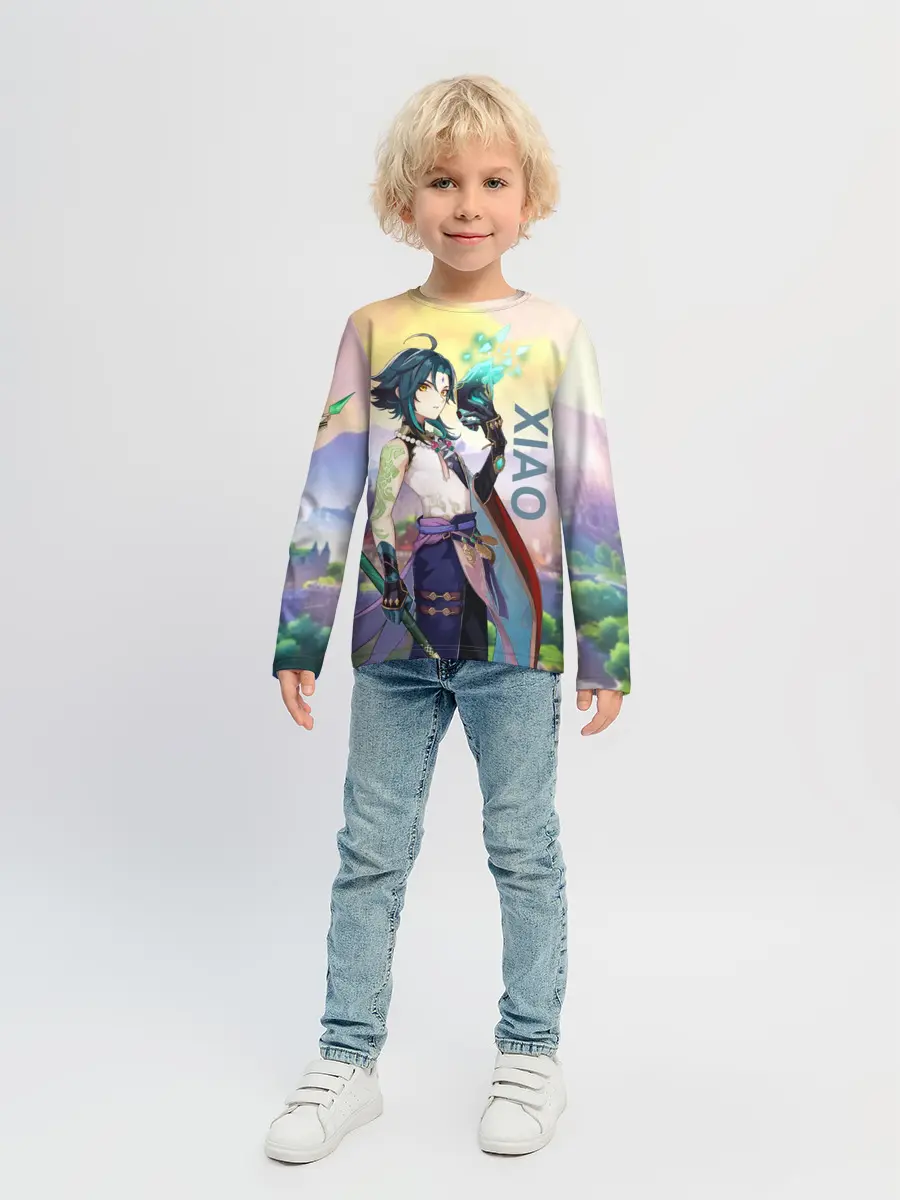 Детский лонгслив / Xiao, Genshin Impact