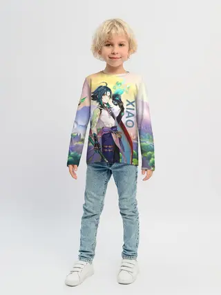 Детский лонгслив / Xiao, Genshin Impact