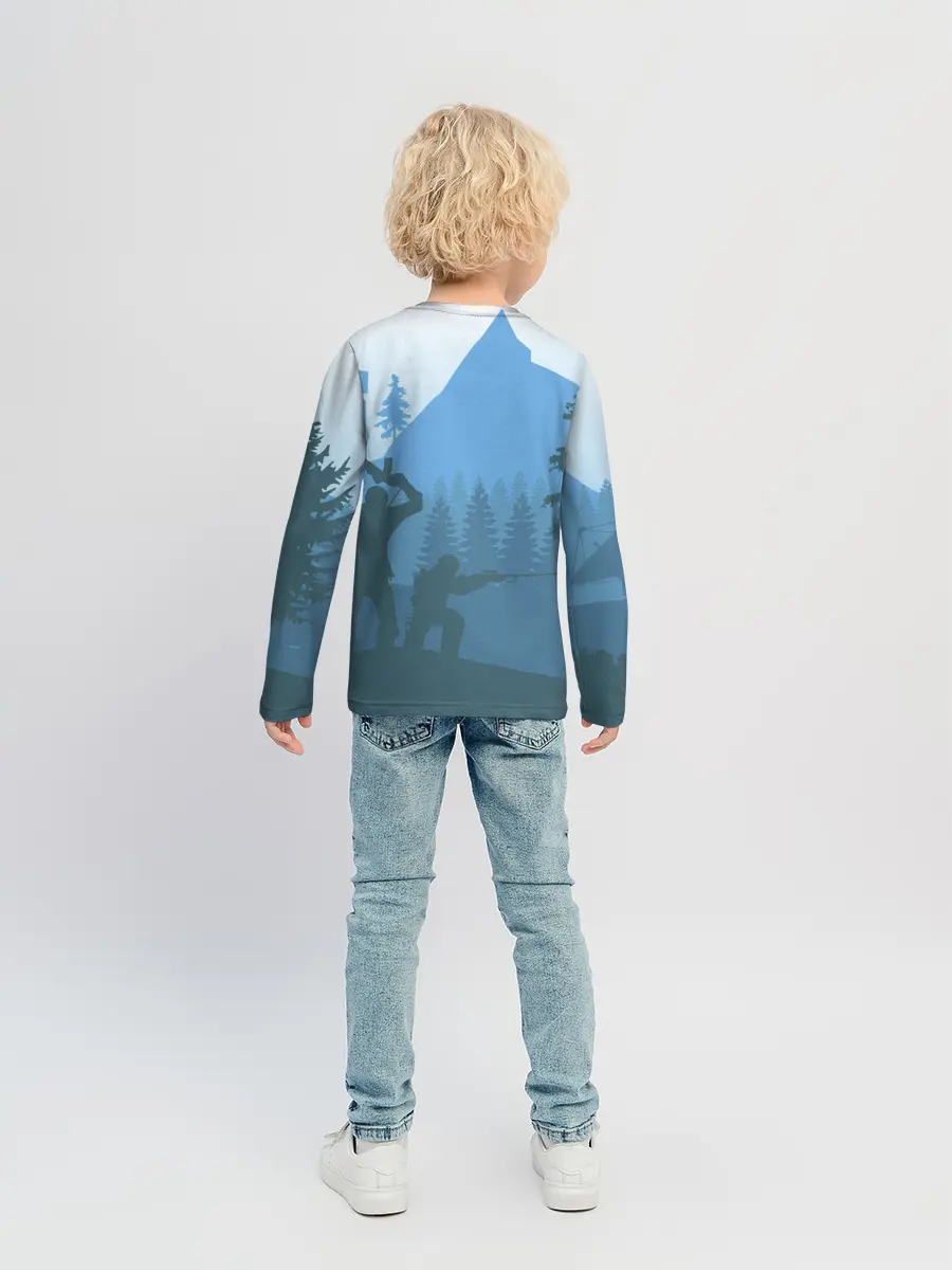 Детский лонгслив / Выживалка Раст