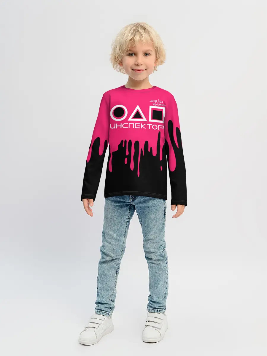 Детский лонгслив / Inspector of Squid Game