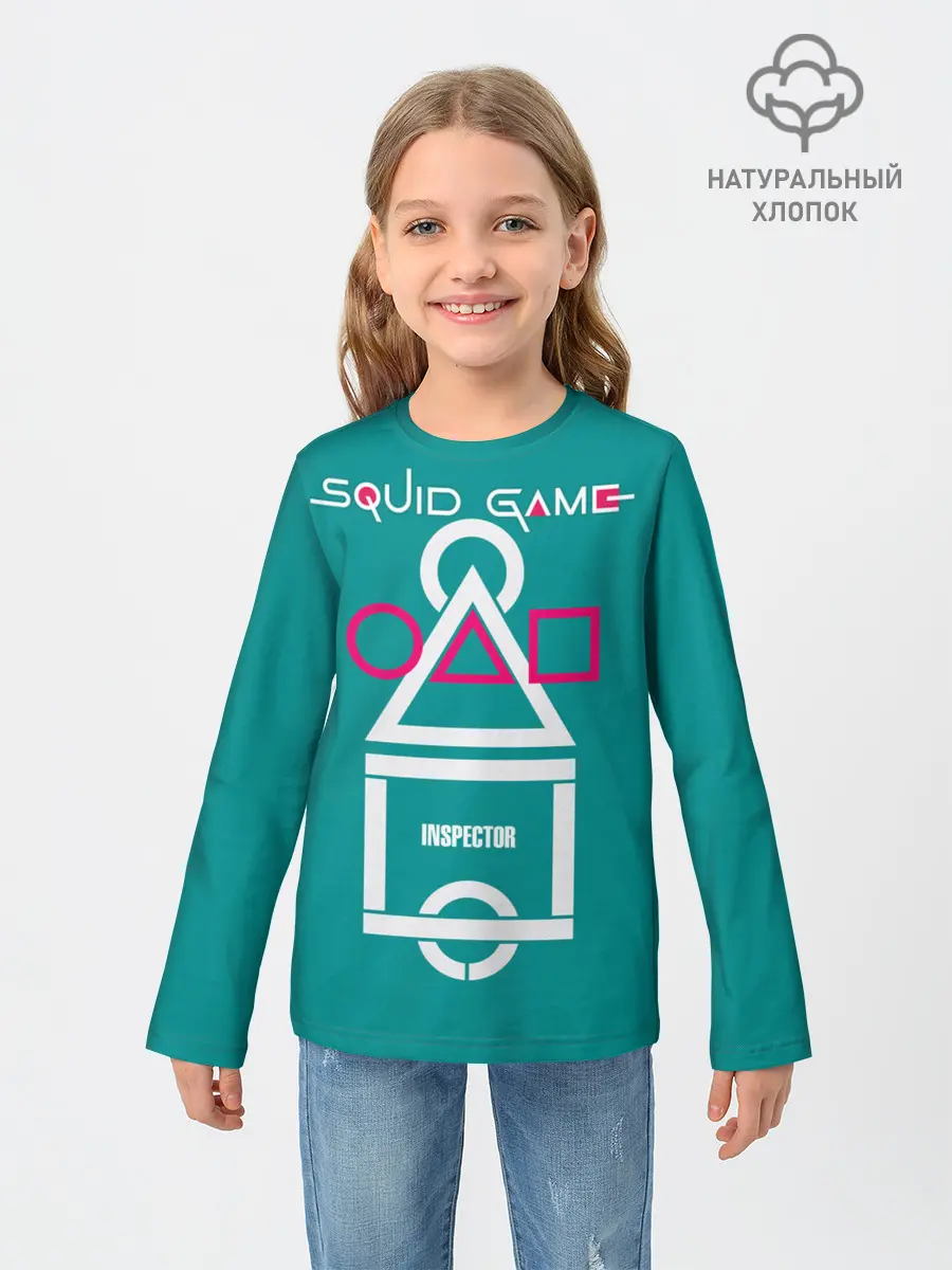 Детский лонгслив / Squid Game - Inspector
