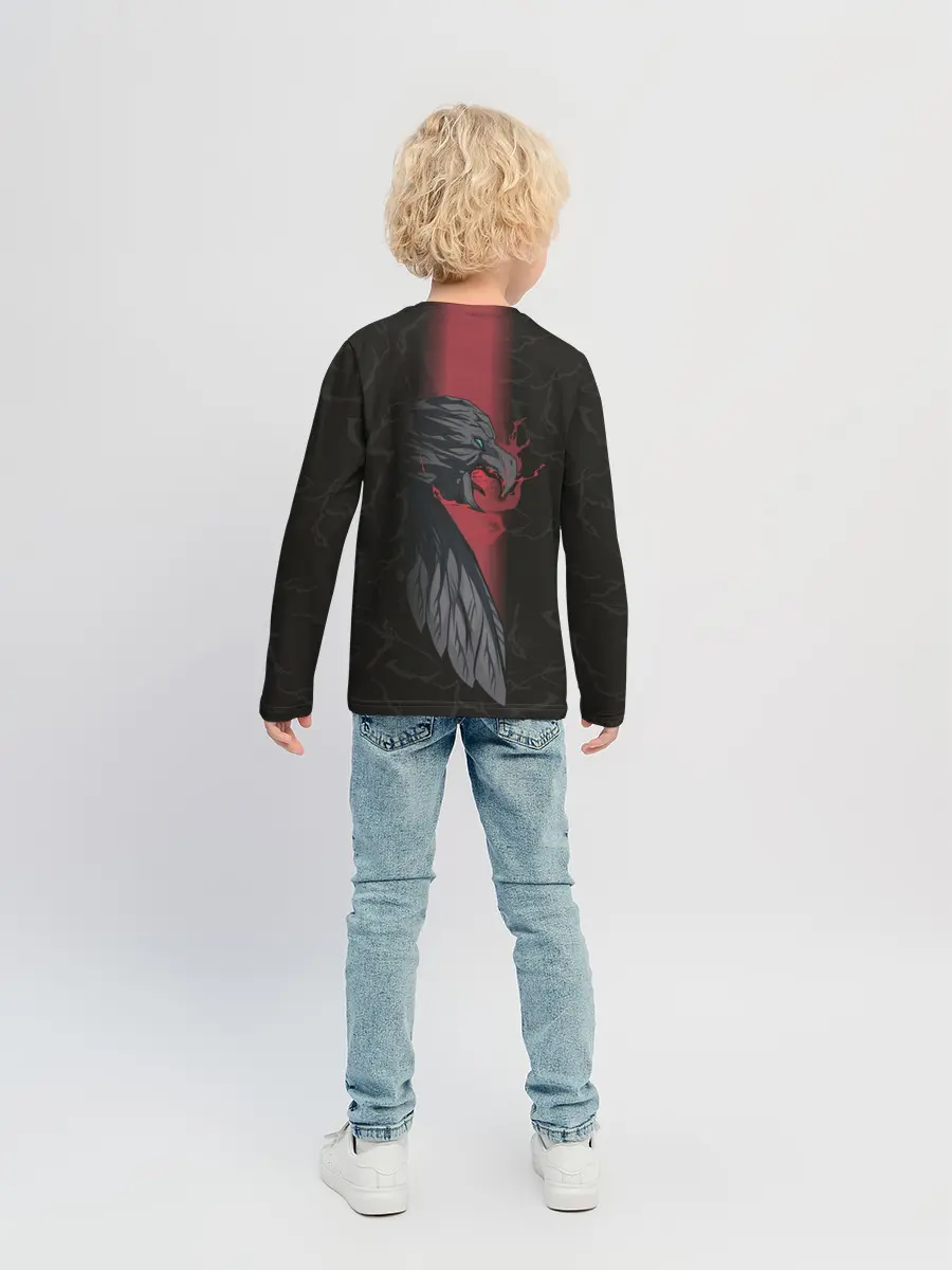 Детский лонгслив / Кровь дракона и сильный Ведьмак