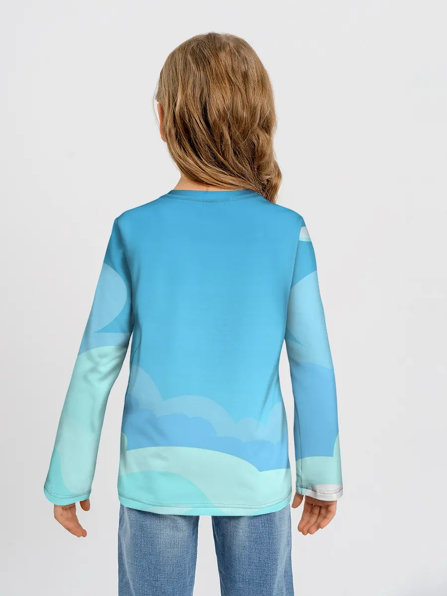 Детский лонгслив / Небо после грозы