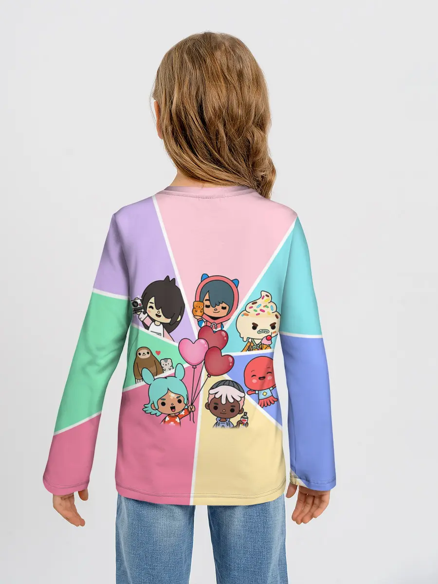 Детский лонгслив / TOCA BOCA WORLD HEROES / ТОКА БОКА