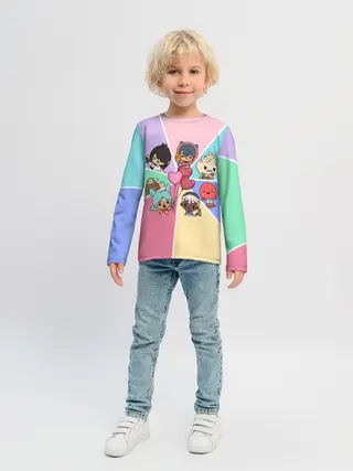 Детский лонгслив / TOCA BOCA WORLD HEROES / ТОКА БОКА