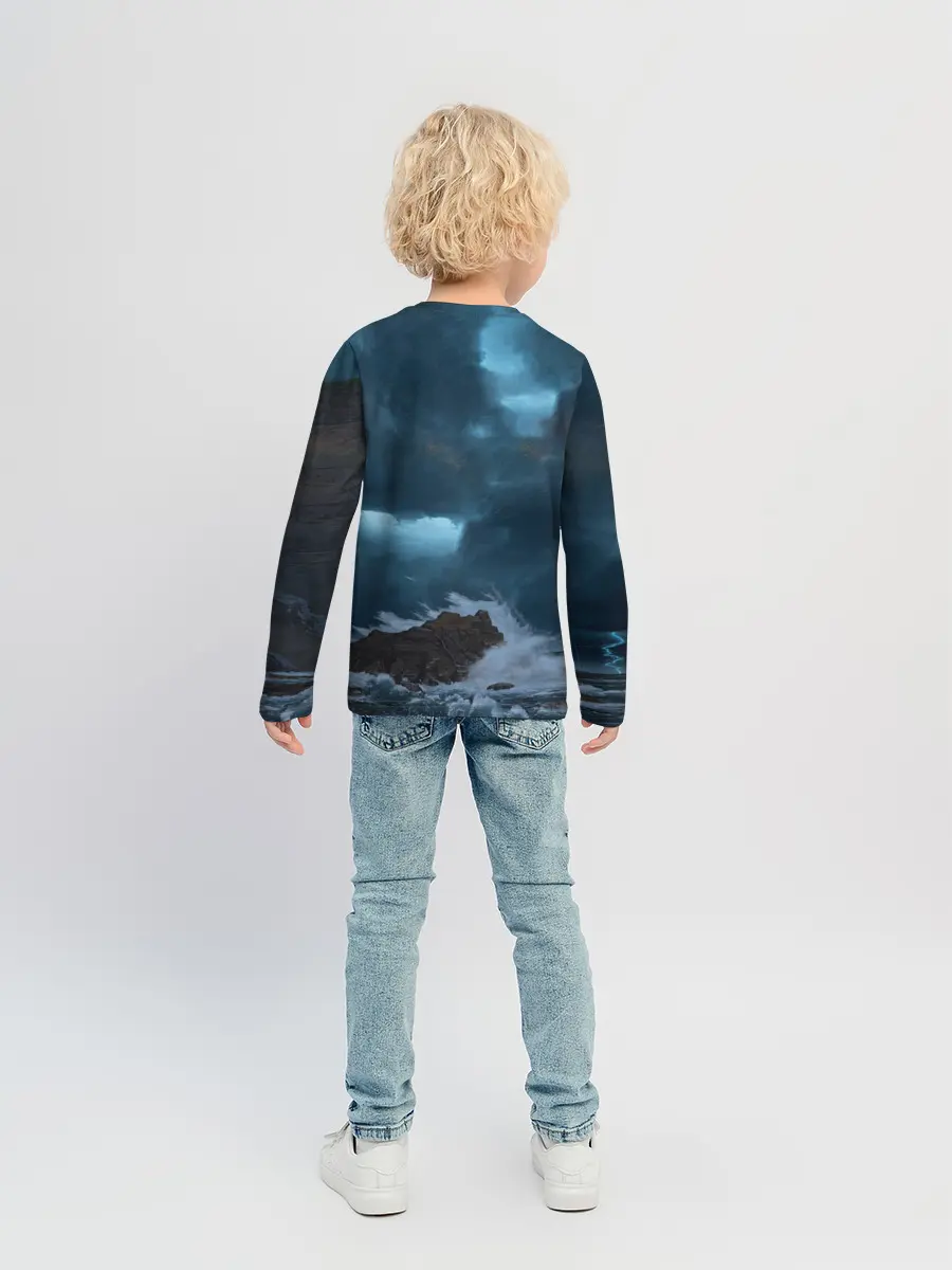 Детский лонгслив / НОЧНОЙ МАЯК