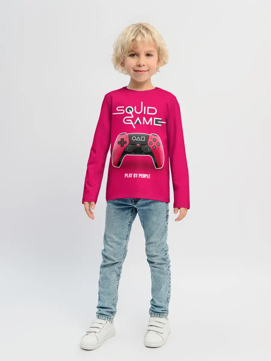 Детский лонгслив / Играющий людьми