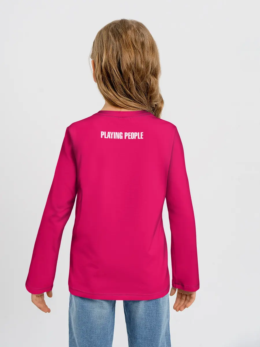 Детский лонгслив / Играющий людьми