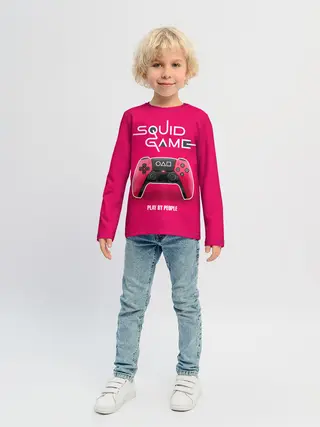 Детский лонгслив / Играющий людьми