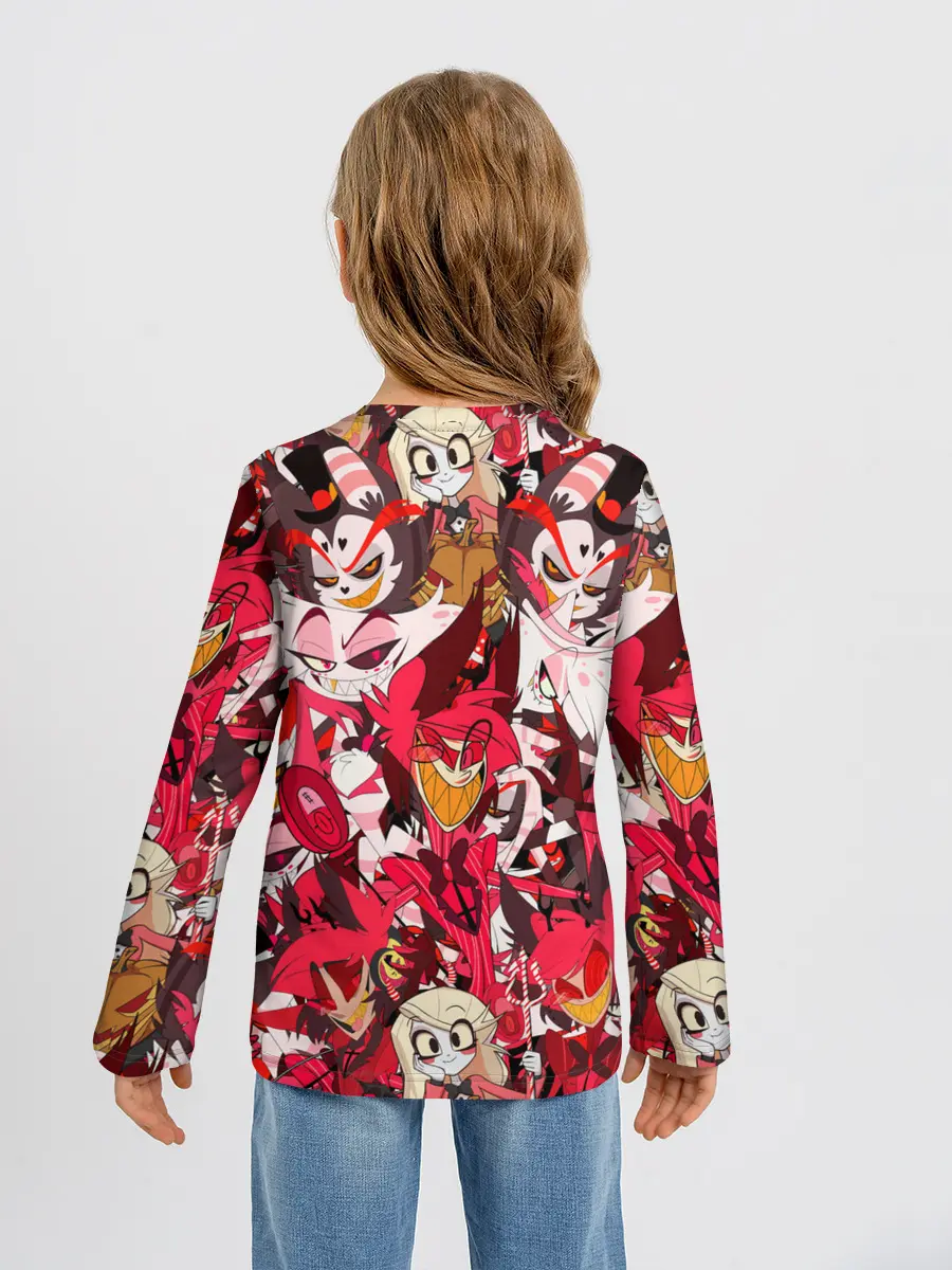 Детский лонгслив / ОТЕЛЬ ХАЗБИН ПЕРСОНАЖИ МУЛЬТФИЛЬМА