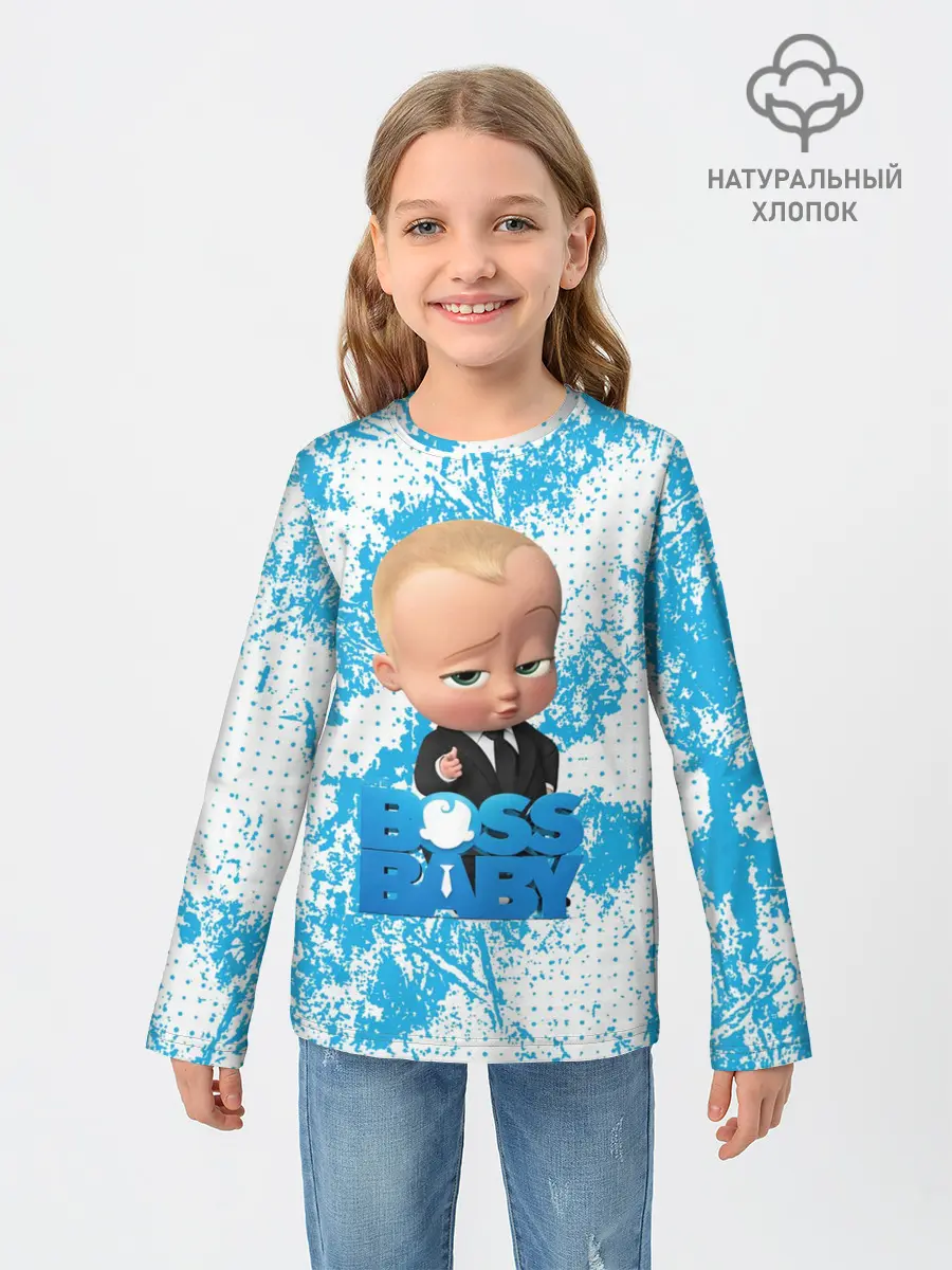 Детский лонгслив / Босс Молокосос | Boss Baby