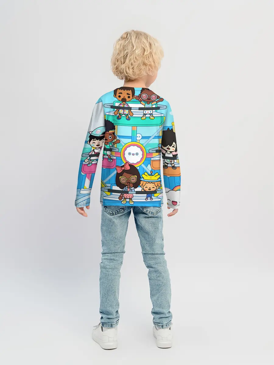 Детский лонгслив / Toca Boca | Тока Бока аттракцион
