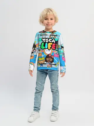 Детский лонгслив / Toca Boca | Тока Бока аттракцион