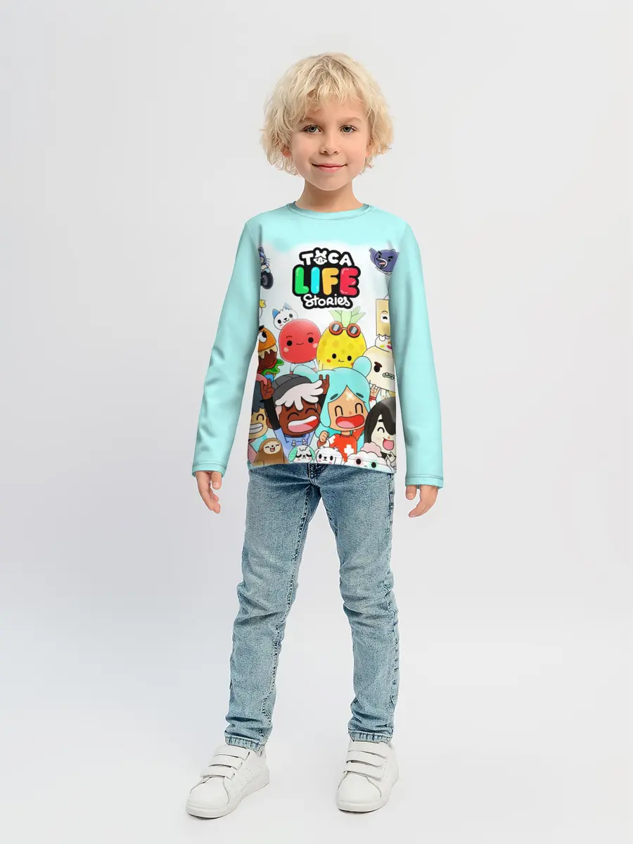 Детский лонгслив / Toca Boca | Тока Бока все персонажи