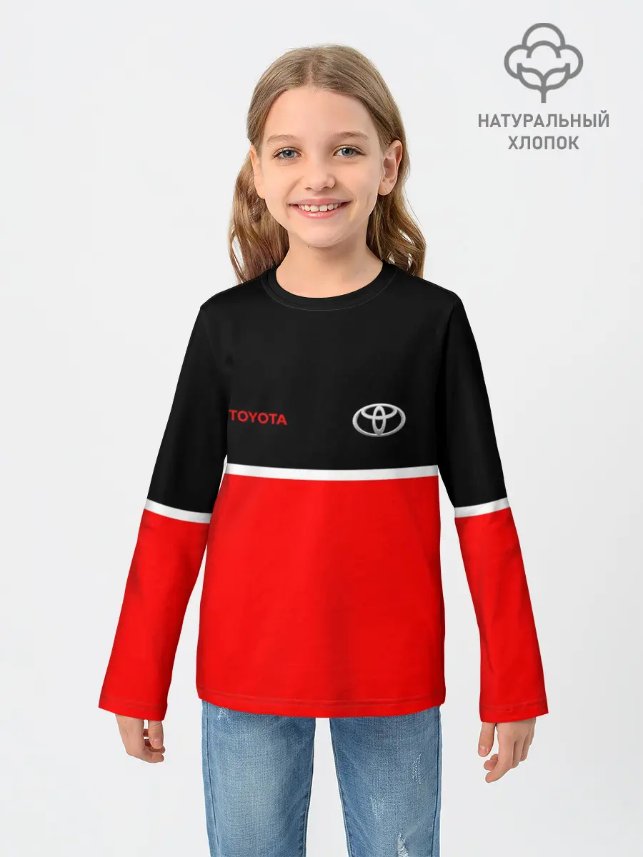 Детский лонгслив / Toyota | Два цвета