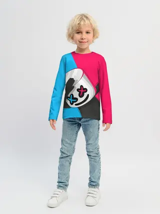 Детский лонгслив / New Marshmello