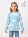 Детский лонгслив / Зимние облака