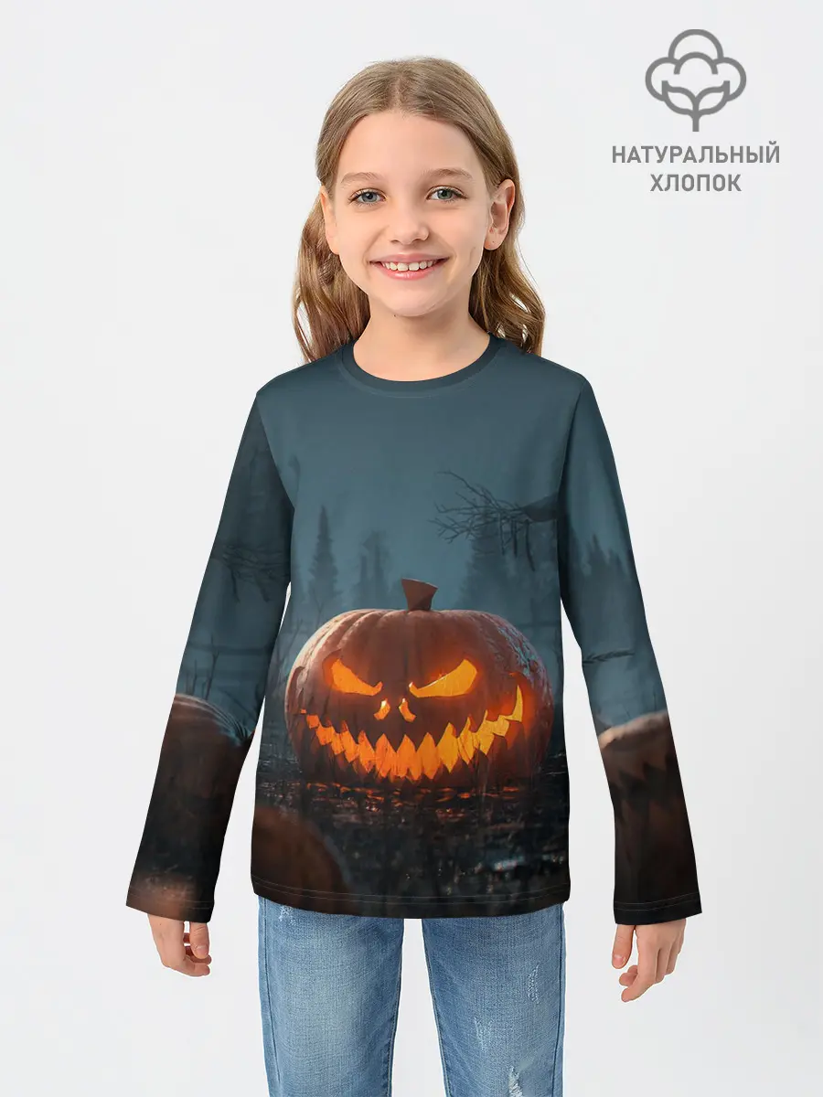 Детский лонгслив / НОЧЬ ХЕЛОЛОУИНА