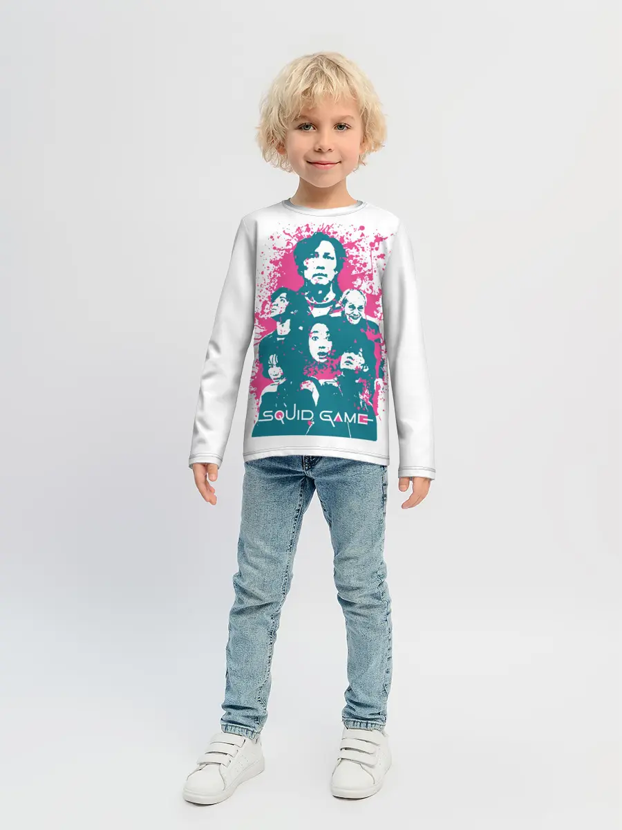 Детский лонгслив / Игра в кальмара: лучшие игроки